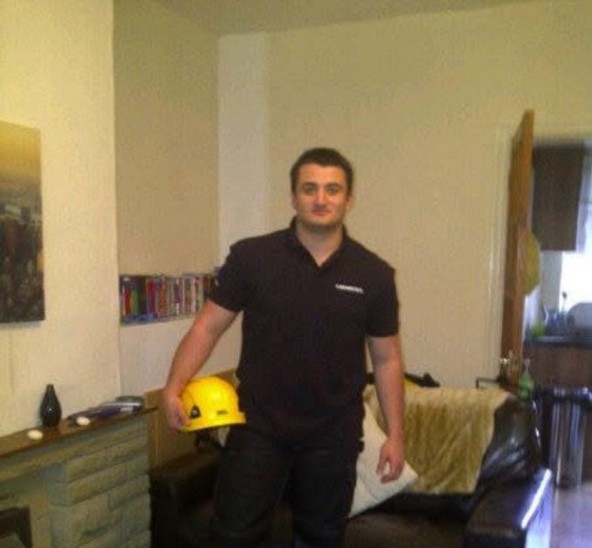 Dominic Connolly as a 17-year-old apprentice.